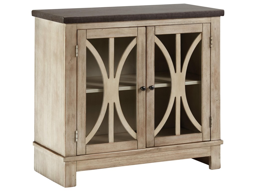signature design ashley vennilux two tone door accent cabinet products color rustic accents table with doors venniluxdoor black iron dining napkins battery powered lamp target