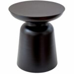 signy drum accent table poly bark blk black west elm round marble coffee counter dining white tablecloths outdoor with umbrella hole acrylic ikea animal lamp large chair and gold 150x150