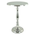 silver accent table loris decoration coffee tables carmen metal ashley furniture modern classic reproductions basket indoor nautical wall sconces lighting console cabinet marble 150x150