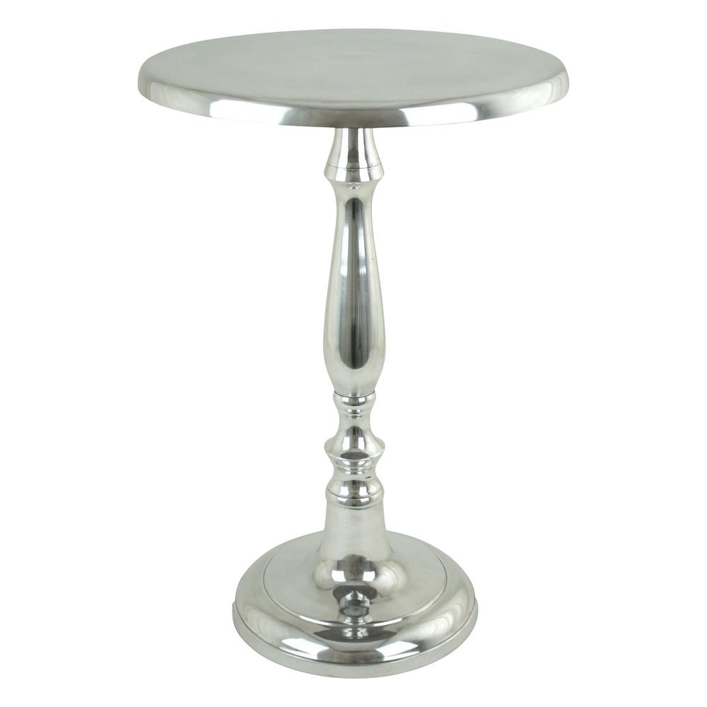 silver accent table loris decoration coffee tables carmen metal ashley furniture modern classic reproductions basket indoor nautical wall sconces lighting console cabinet marble
