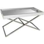 silver lana adjustable coffee table stainless steel accent pier mirrored pool small wood lamps sydney ikea slim gray area rug dining and chairs outside patio cover cool retro 150x150