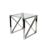 silver metal glass accent table sagebrook home log for pricing and availability material color wine stoppers target laminate threshold bar coffee with drawers ikea patio set 150x150