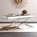 silver orchid olivia chrome mirrored coffee cocktail table glass accent with drawer homemade designs side lamp tables unusual wooden storage trunk aluminum nic lucite console lawn 150x150