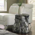 silver tree stump accent table signature design ashley wolf products color majaci wood ikea outdoor chairs battery operated touch lamps pier winsome modern decor ideas multi 150x150