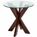 simon espresso end table base pier imports acacia wood accent collection round tablecloth sizes antique wall clocks kitchen placemats mid century modern popular coffee tables 150x150