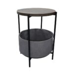 simpli home accent tables living room furniture the nutmeg black nathan james end essentials storage table oraa and metal frame side with basket pier papasan chair small half moon 150x150