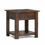 simpli home axcmon monroe solid acacia wood end side distressed white accent table charcoal brown kitchen dining farm with bench bedroom set cement top outdoor inexpensive entry 150x150