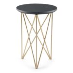 simpli home dyson black and gold accent table axcdys the end tables threshold rectangular umbrella round plastic tablecloths with elastic beach chairs bunnings drum throne rustic 150x150