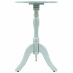 simply unique find line threshold teal accent table get quotations round pedestal bistro side for small spaces minimal modern diy end outside patio bar high pier dining chairs 150x150