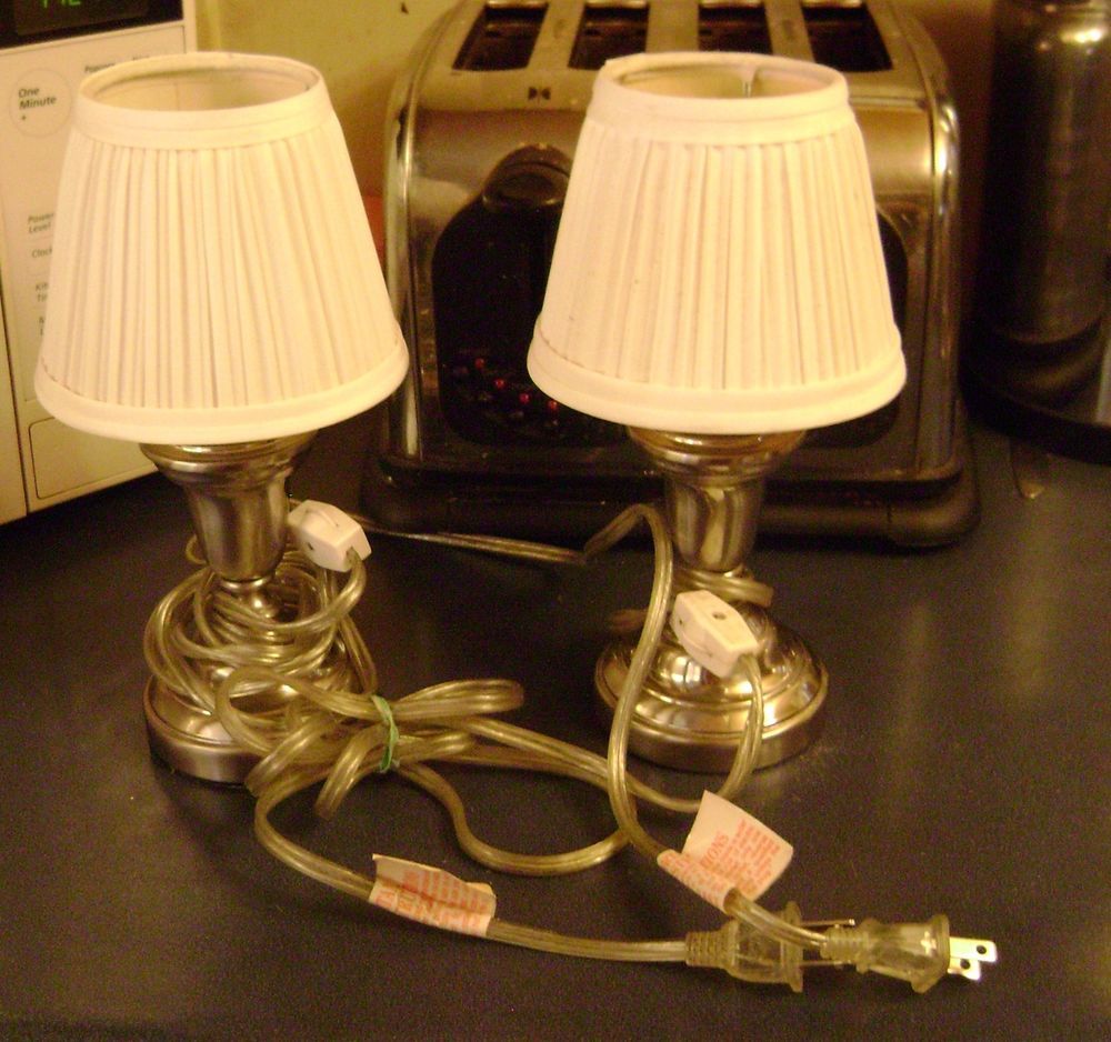 small accent table lamps nice they work great inches tall need bulbs end date friday pdt now for dining decoration accessories mirrored console cabinet pier coffee and lamp wood