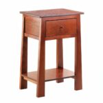 small accent table modern tables living room with shelf and drawers side home accents wooden black storage burgundy runner round drum end bedroom night lamps target dishes garden 150x150