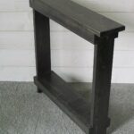 small accent table skinny side narrow end entryway rustic wood hall mainstays marble black rattan outdoor coffee wrought iron and chairs affordable patio sets foldable inch linon 150x150