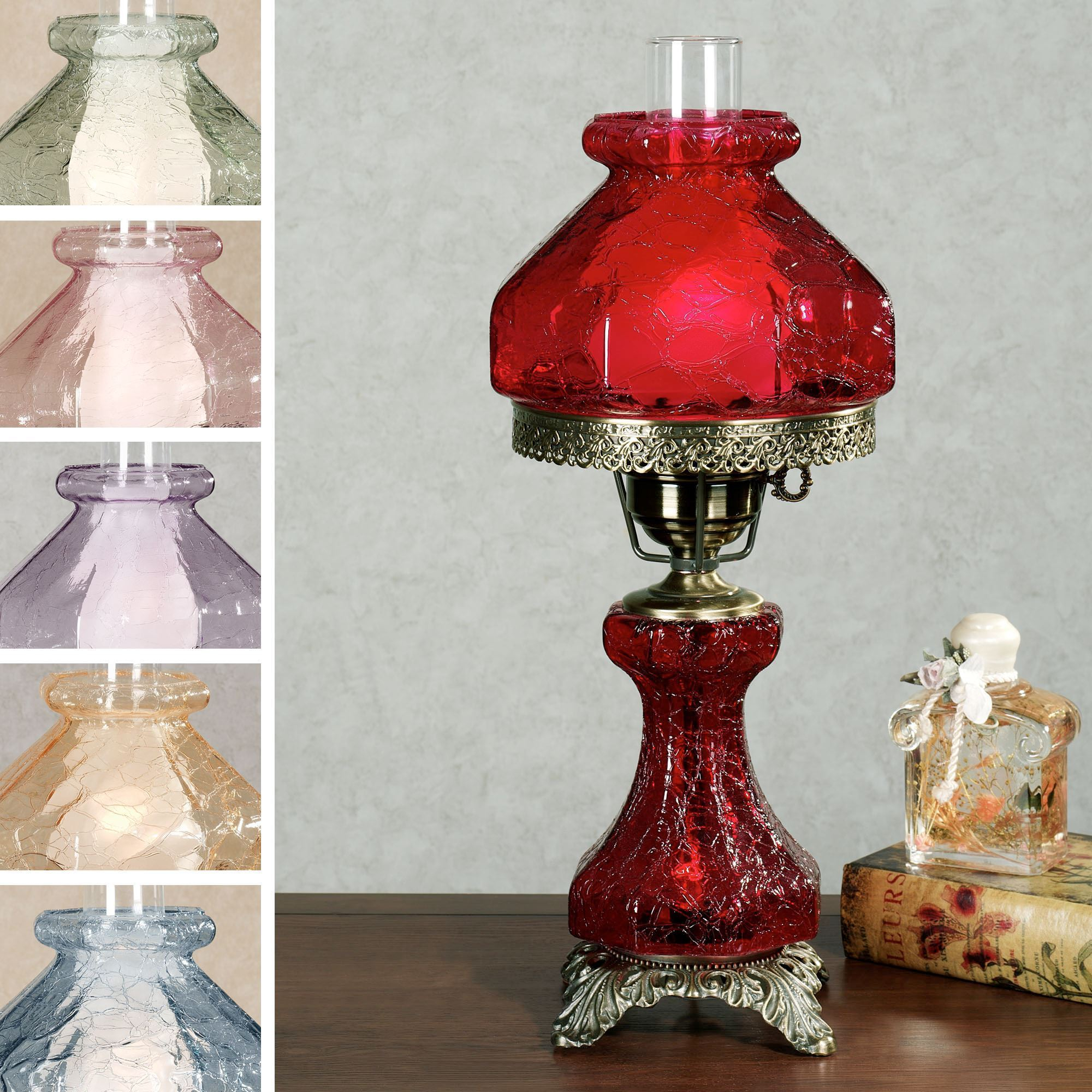 small brayleigh handblown glass accent lamp for table red kidney shaped top uttermost furniture end tables runner set kitchen sets ikea kids white desk interior door threshold