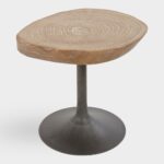 small elm burl poppy accent table world market products modern folding kitchen chairside with drawer patio tiffany rooster lamp ikea white storage unit black and coffee square 150x150