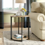 small low side table ryanda end mixed material accent uttermost round tables carpet bar unique furniture pieces laura ashley garrat floor lamp set kitchen remodel asian lamps with 150x150