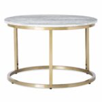 small marble top coffee table gold threshold products accent metal tables black entry dark brown and end drum shaped cordless lamps west elm armoire elephant lamp target side 150x150