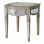 small mirrored accent table elite modern furniture check more inch round tablecloth wisteria tiffany style lamps mid century nesting tables wood and glass end outdoor bistro 150x150
