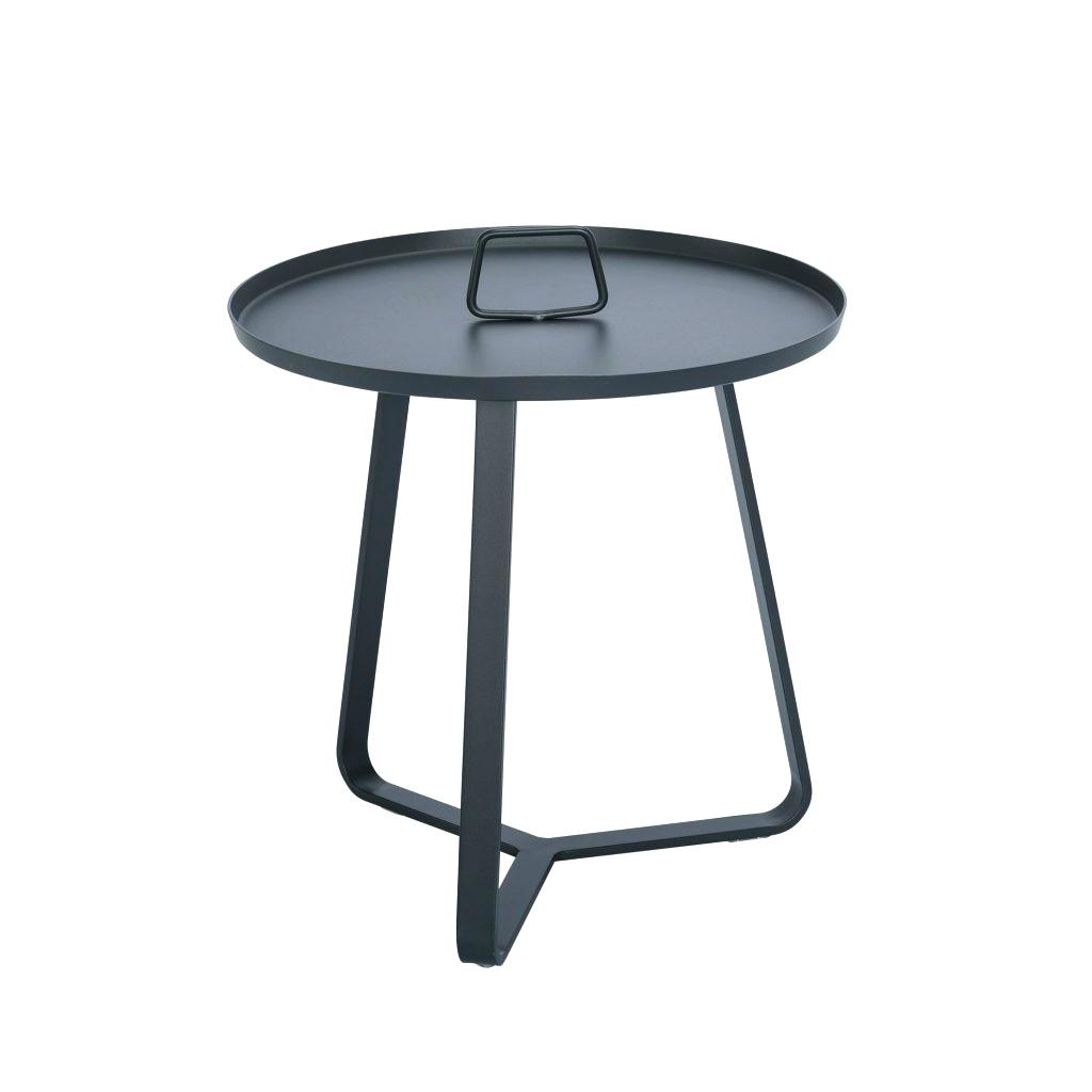 small outdoor side table round metal goodbit lovable black optimum patio with teak accent custom glass tops ethan allen chippendale dining chairs target red marble effect modern