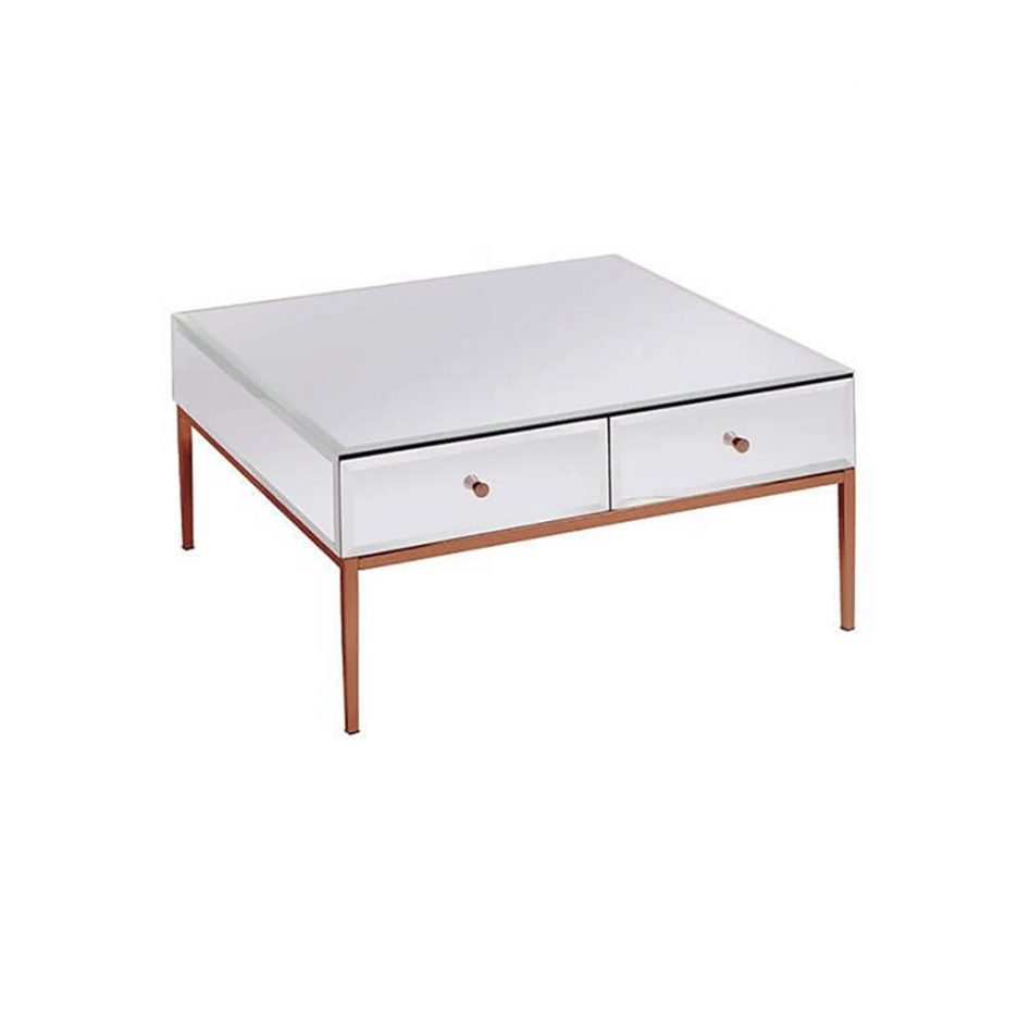 small round accent table with drawer occasional tables purple end silver metal side coffee gold legs copper top drawers white mirrored sofa west elm scoop lamp ikea bedroom
