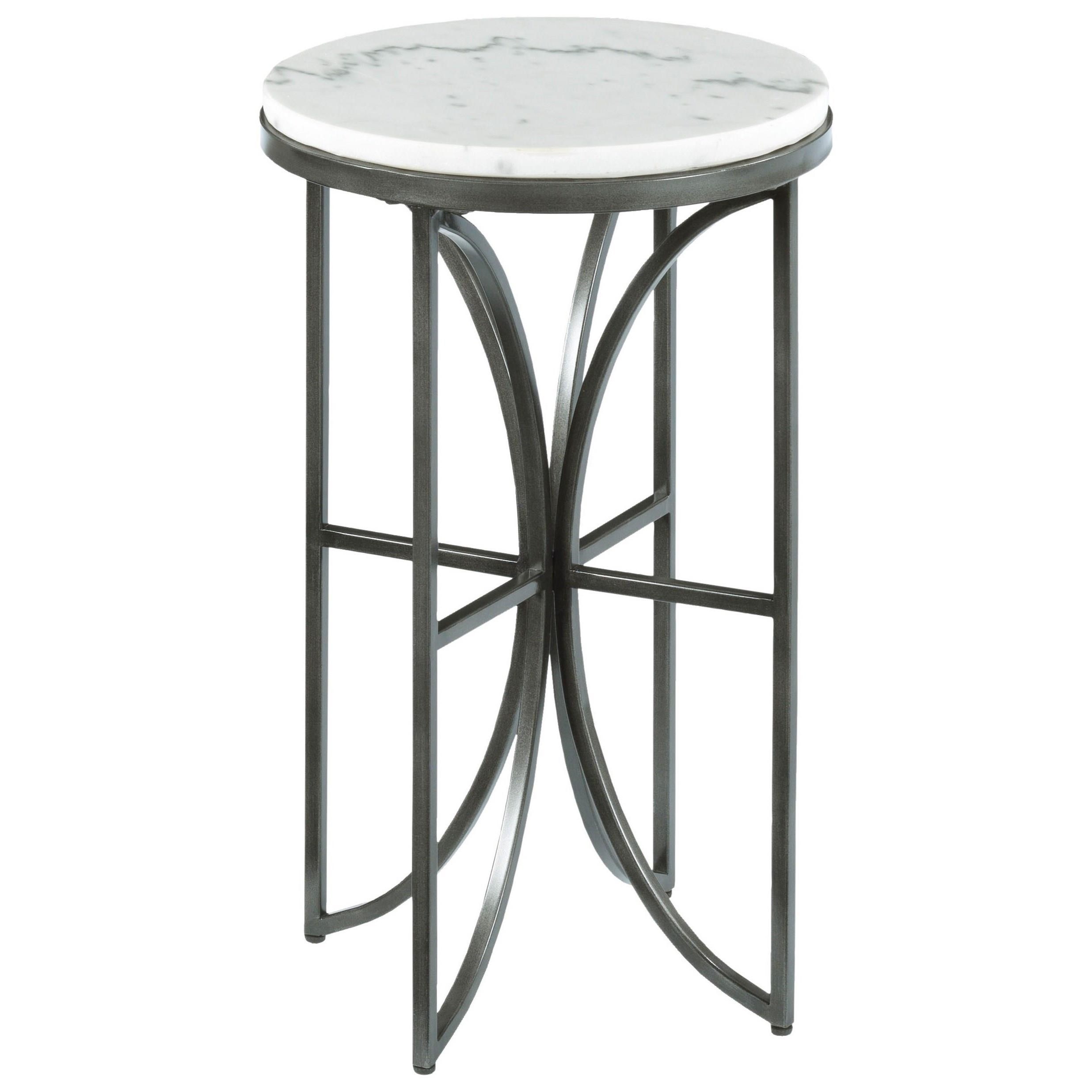 small round accent table with marble top hammary wolf and products color impact metal kitchen decor silver side large glass coffee pool chairs bunnings avenue six piece chair set