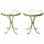 small round accent tables spaces brass table pair mid century with marble tops for antique lamp wood nic black mirrored bedside cabinets dining set transparent side nautical lamps 150x150