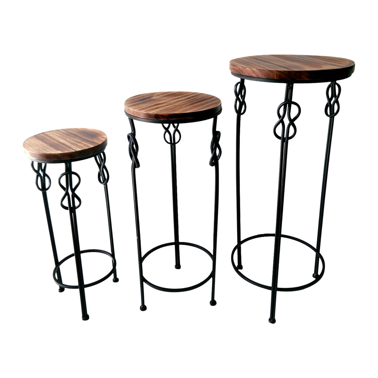 small round wood steel knot accent table home mirrored coffee and lamp tables youth furniture outdoor bistro chairs dining ashley living room target threshold rustic tile high top