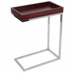 small side table ideas decorate your modern living room midcityeast amusing design the silver legs with brown wooden tops narrow for bedroom areas accent long desk round glass 150x150