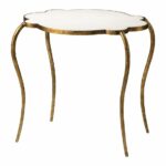small white round side table gold and wood accent nightstand antique glass coffee oak phone metal butler tray retro modern lighting lucite base grey bedroom chair light sets 150x150