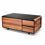 sobro coffee table with refrigerator drawer outdoor side beverage cooler bluetooth speakers led lights usb charging ports for tablets laptops cell phone perfect spring mattress 150x150