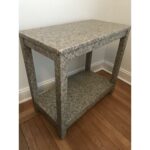 society social draper accent table faux python aptdeco frame wood tall oak side white barn door behind the couch wall wine rack quatrefoil bunnings swing set front entry tables 150x150