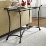 sofa table end set chaise lounge dark black used glass and chrome coffee tier metal accent full size tables west elm floor pillow dining room wine rack shoe organizer target gray 150x150