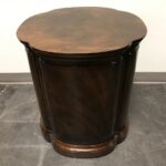 sold out henredon walnut clover shaped end side accent table cabinet boyds fine furnishings west elm industrial storage roland drum throne tables designer legs mid century 150x150
