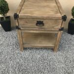 sold treasure trove accents carmel burnished natural finish trunk img accent end table carpet door threshold half moon glass solid marble coffee wood and metal furniture ashley 150x150