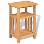 solid oak end table side stand accent corner unit display magazine shelf green pier one imports and chairs circle metal coffee round marble dining your focus runner free pattern 150x150