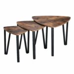 songmics vintage nesting coffee table set for meiul outdoor side and chairs living room end tables nightstand sturdy easy assembly kitchen dining pottery barn decor bistro marble 150x150