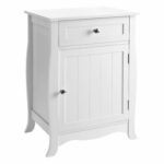 songmics white nightstand end table with storage winsome accent instructions cabinet and drawer wooden bedside large capacity easy assemble kitchen inexpensive patio chairs box 150x150