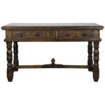 sotheby home designer furniture tables baroque style antiqued writing table front accent iron bedside pier living room patio bar simple lamp sectional carpet trim raton homemade 150x150
