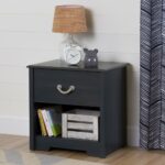south shore aviron drawer blueberry nightstand the nightstands winsome squamish accent table with espresso finish carpet metal edge strips geometric lamp battery powered floor 150x150