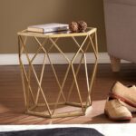 southern enterprises accent tables clarissa metal table illusion vintage marble end white acrylic nest windham door cabinet gray skinny glass bankers lamp office floor lamps brass 150x150