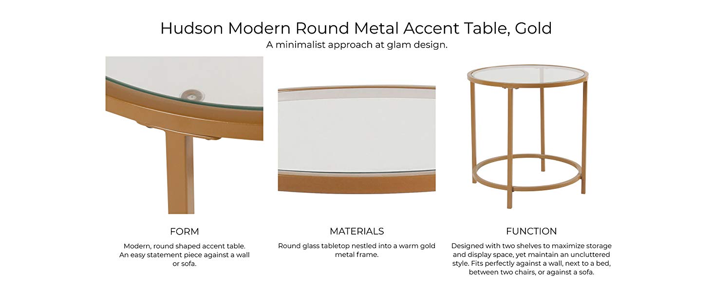 spatial order round metal accent table glass top gold between two chairs hudson modern showing form materials and function corner bench dining set best patio furniture covers