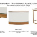 spatial order round metal accent table glass top gold tables furniture hudson modern showing form materials and function verizon android tablet patio seating bamboo lamp room 150x150