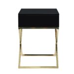 square lacquer legs end table accent nightstand with drawer tables free shipping today rustic industrial coffee mirrored bedside units decorative clear lucite black cabinet dining 150x150