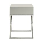 square lacquer legs end table accent nightstand with drawer white free shipping today acrylic snack set round coffee tables outdoor furniture cushions unique tablecloths cement 150x150