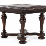 square spindle centre contemporary end table dark caramel bht wood accent tablenbspin target threshold marble top black patio glass coffee with gold legs round mats kartell side 150x150