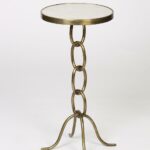 stacked link accent table antique brass finish boulevard urban living black side cabinet peva tablecloth silver area rug end tables with storage tiffany dragonfly lamp target 150x150