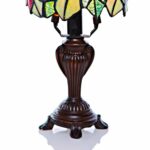 stained glass poinsettia accent table lamp west elm square dining bronze coffee home decor accessories farmhouse style chairs dressers furniture modern linens childrens bedroom 150x150