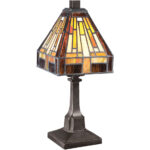 stained glass tiffany lamps dale quoizel accent table stephen vintage bronze lamp nightstand target west elm square dining bedside legs round side tables for living room storage 150x150
