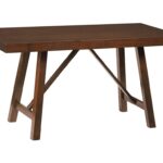 standard furniture omaha brown counter height trestle table products color accent browncounter vinyl covers round pub and chairs wicker side rope pads battery powered light bulb 150x150