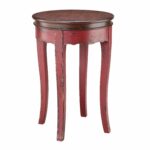 stein world glorianna red accent table oval wood tables decor outdoor side metal legs ikea bar stool contemporary living room white rectangle coffee west elm chair dark with 150x150