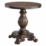 stein world round pedestal reclaimed table dark end half moon accent tall small narrow rectangular coffee hand painted cabinets furniture lamp gray rug black and set trestle 150x150